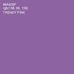 #8A639F - Trendy Pink Color Image